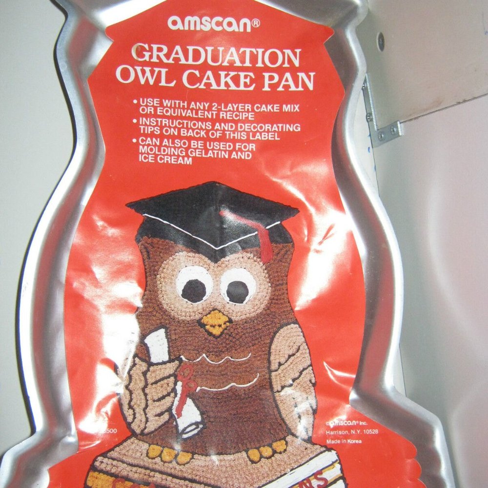 Amscan Inc Graduation Owl Cake Pan